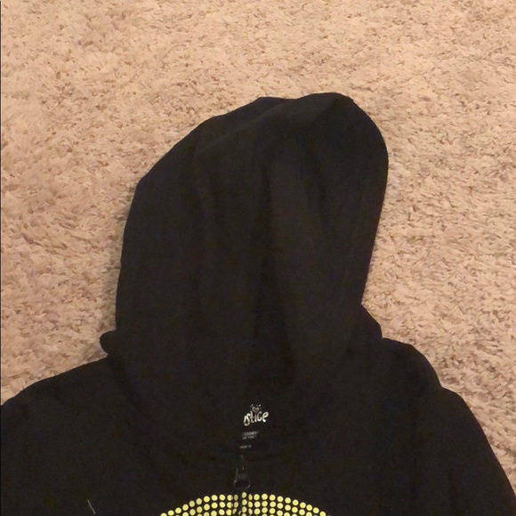 New Youth Girls Size 12 Zip up Hooded Sweat Jacket - Picture 3 of 6